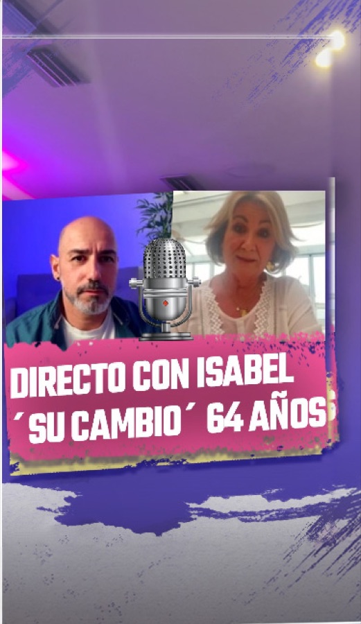 Portada del directo con Isabel