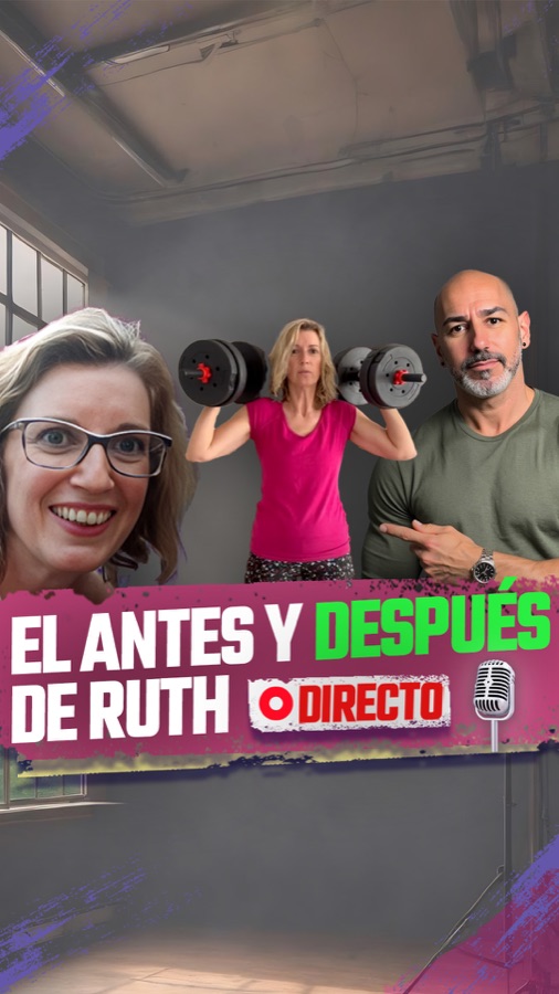 Portada del antes y después de Ruth
